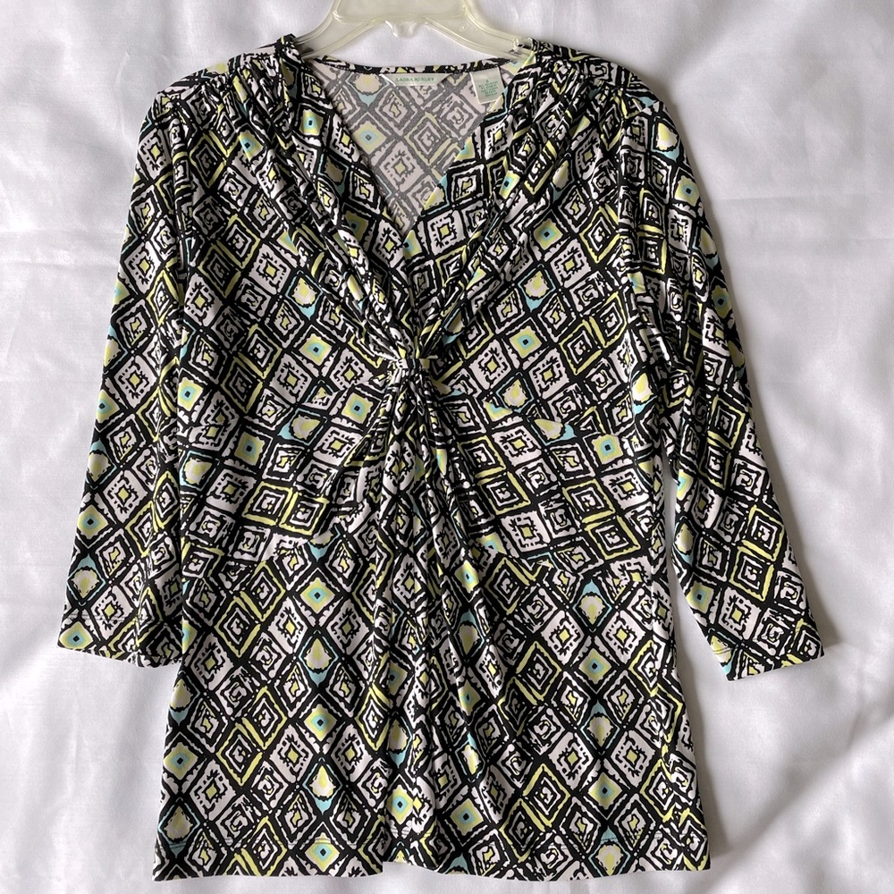 LAURA ASHLEY printed top, size S